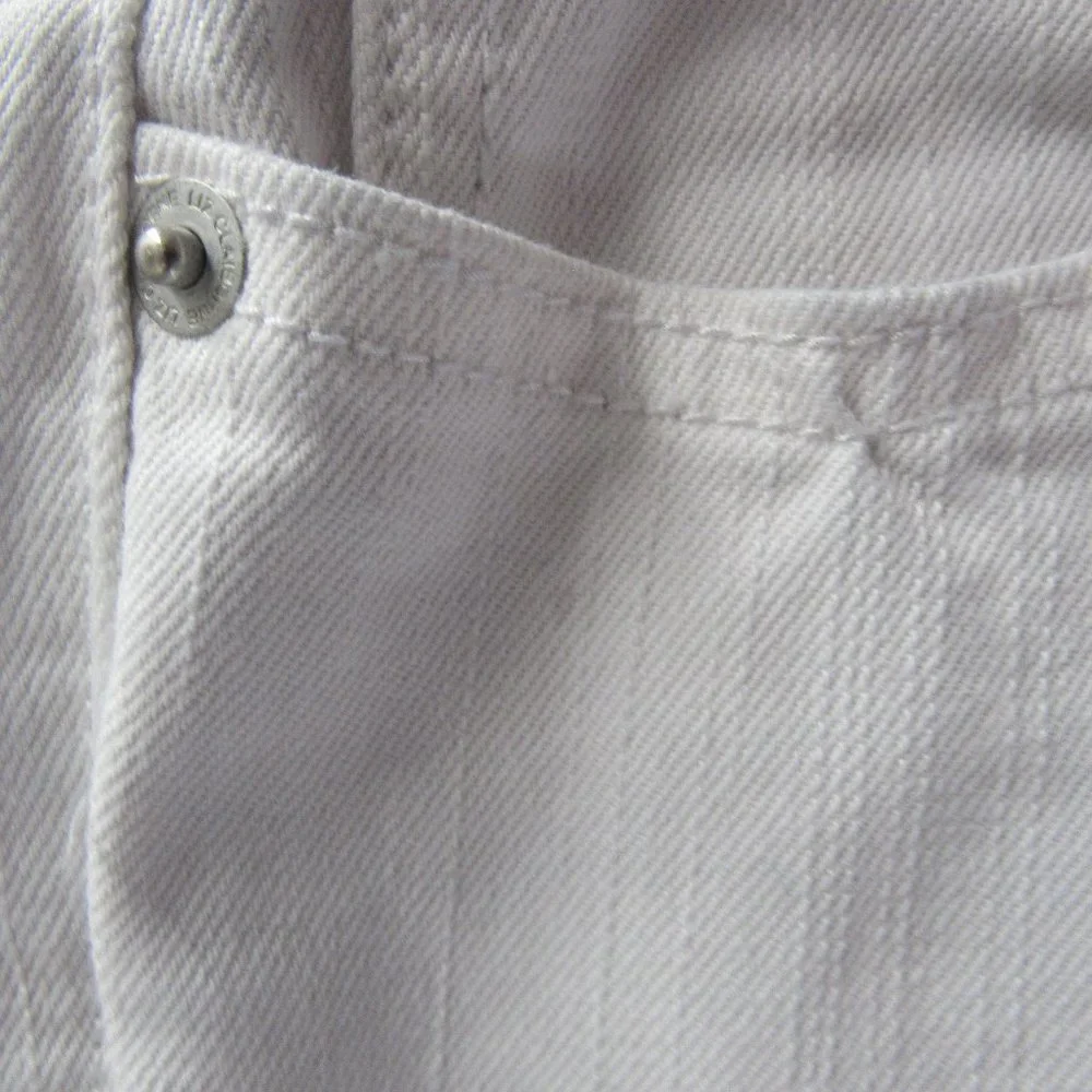 Liz Claiborne White Jeans Size 10 - Picture 5 of 16